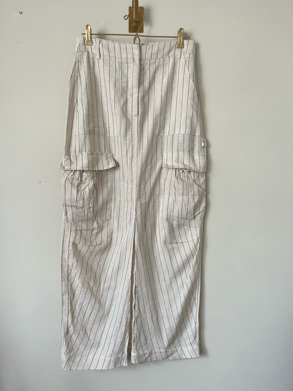 Cargo Falda Women's Linen Size Small Emery Park